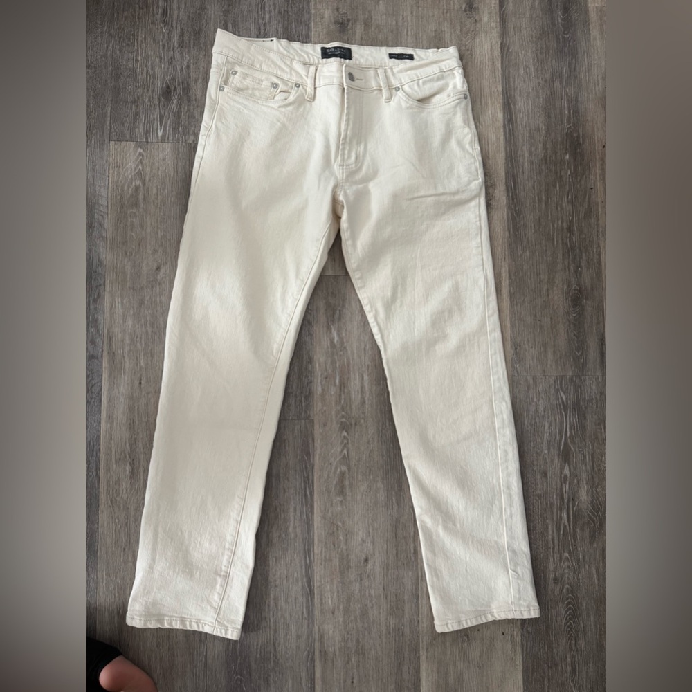 Slate & Stone men’s crosby straight pants in oatmeal